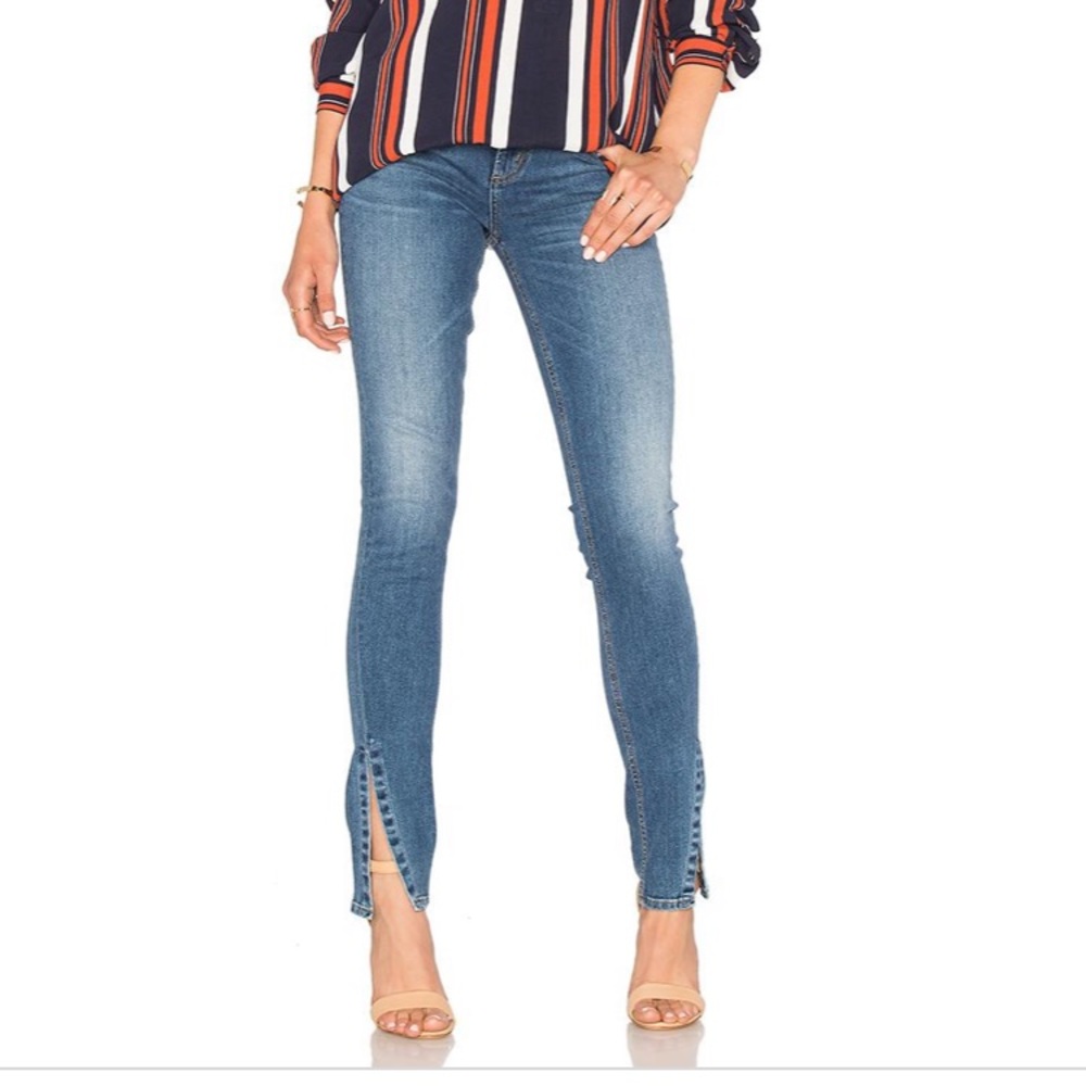 TULAROSA Blue Sage Twist High Rise Jeans Size 23